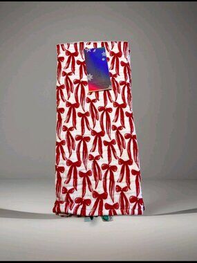 Rachel Zoe Red Bow/ Stripe Kitchen Towel Set of 3